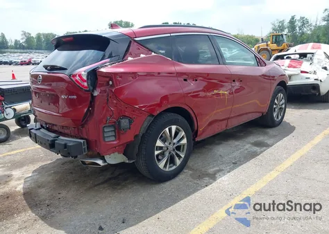 2018 Nissan Murano Sv z USA, uszkodzony, nr VIN 5N1AZ2MH0JN145819